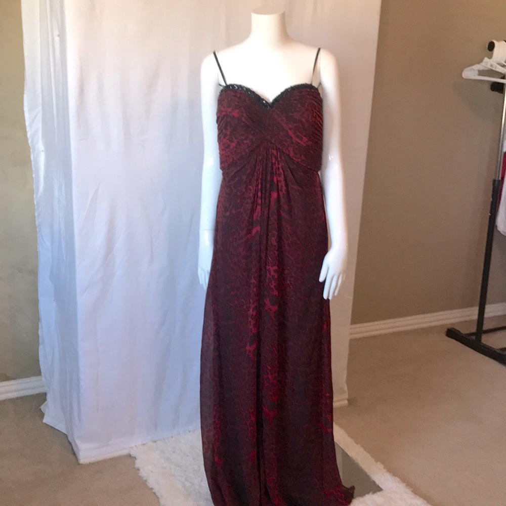 Tadashi Shoji Animal Print Dress, worn once to Prom.  Like New !!